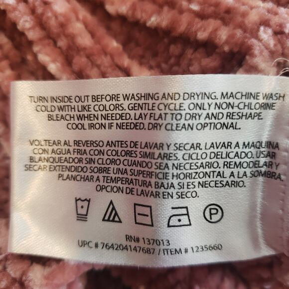 Orvis Chenille Pullover Crew Neck Sweater Size L Large - Picture 6 of 6